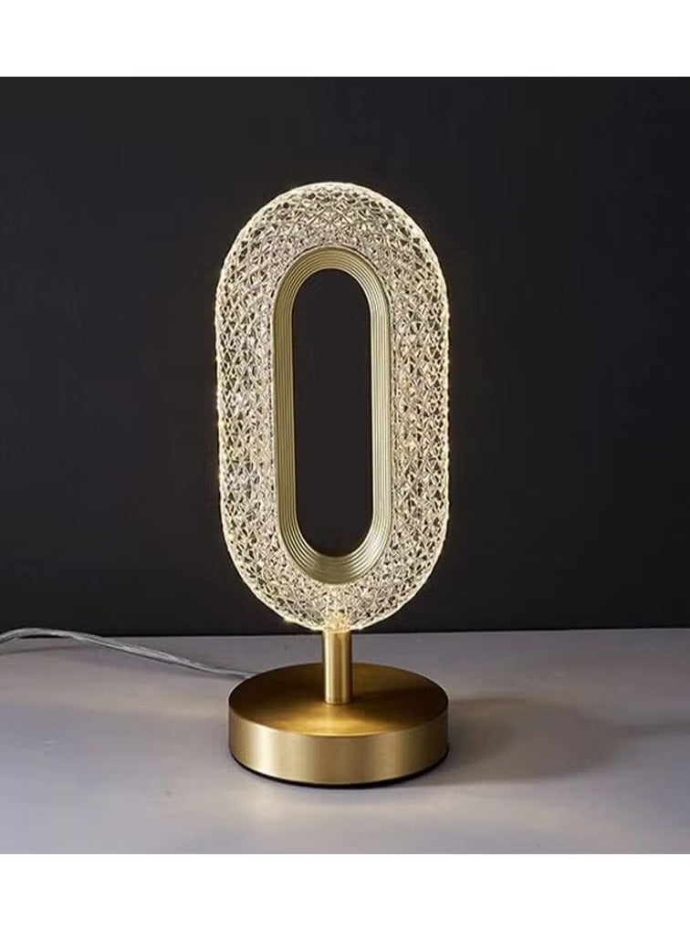 TIGER Three-Color Touch Control LED Crystal Table Lamp – Diamond-Cut Face Design with Rechargeable Battery, USB Charging, Soft Ambient Lighting – Dimmable Touch Sensor Lamp for Bedroom, Living Room, Study, or Gift – Elegant Mood Light for Home Décor - Image 3