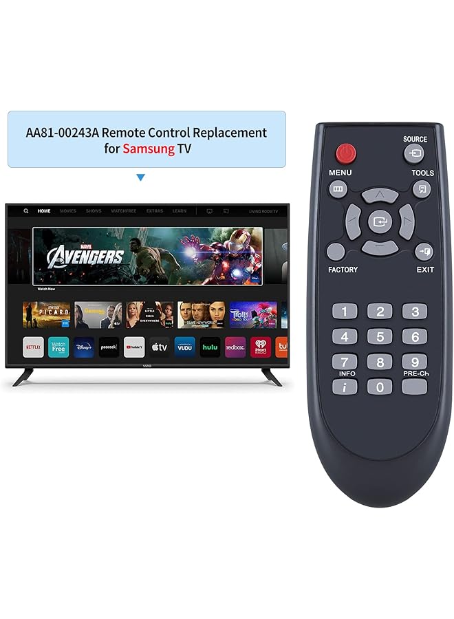 إيروريكس جهاز التحكم عن بعد Aa81 00243A بديل مناسب لجهاز التحكم عن بعد Aa8100243A Tm930 من سامسونج للتلفزيون - Image 2