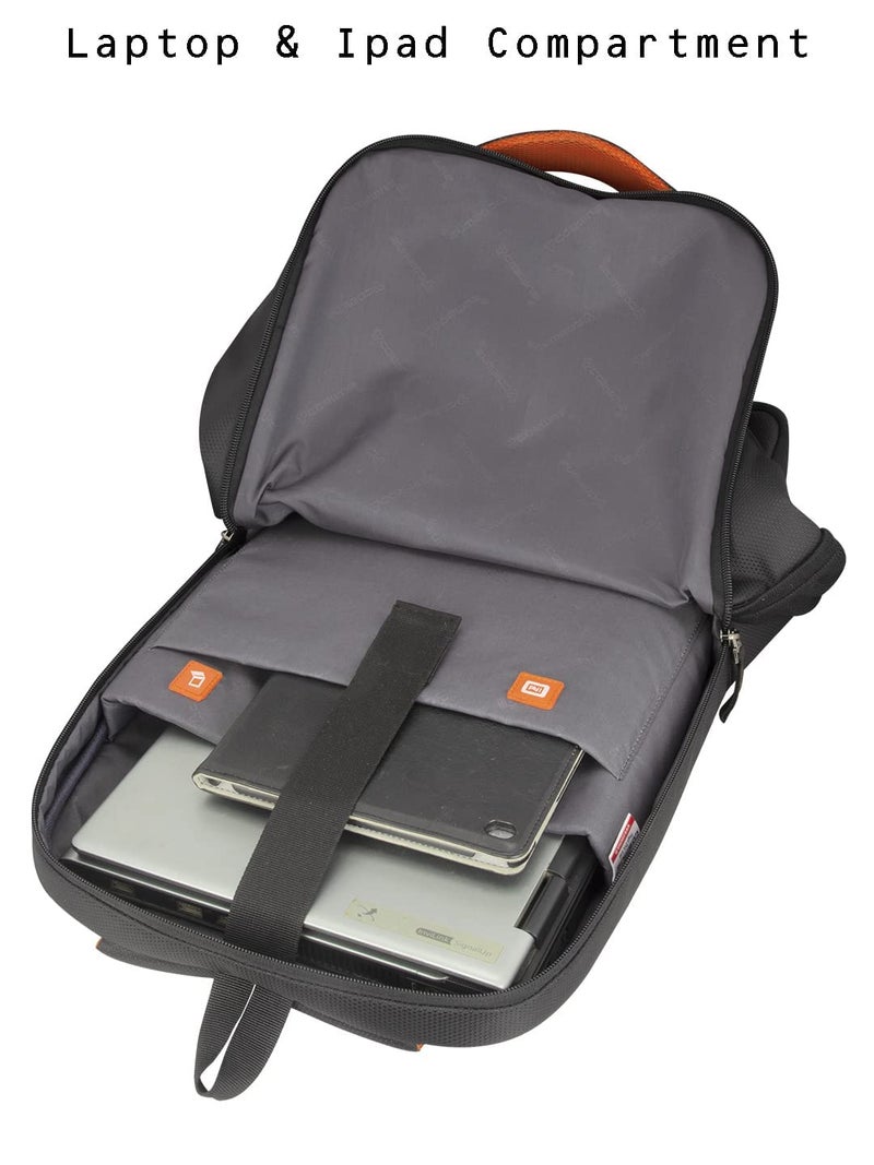COSMUS Tuxer Navy Blue 38L Large Laptop Backpack With 3 Compartments - Image 5