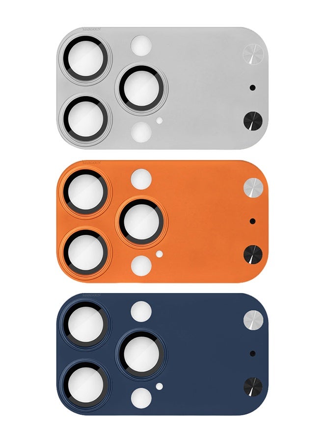 CATANES 3 Pieces Camera Lens Protector for iPhone 15 Pro Max and 16 Pro Max - Imitates the Appearance of iPhone 17 Pro Max for a Stylish Upgrade - Image 1