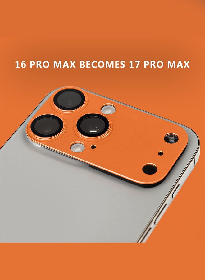 CATANES 3 Pieces Camera Lens Protector for iPhone 15 Pro Max and 16 Pro Max - Imitates the Appearance of iPhone 17 Pro Max for a Stylish Upgrade - Image 2