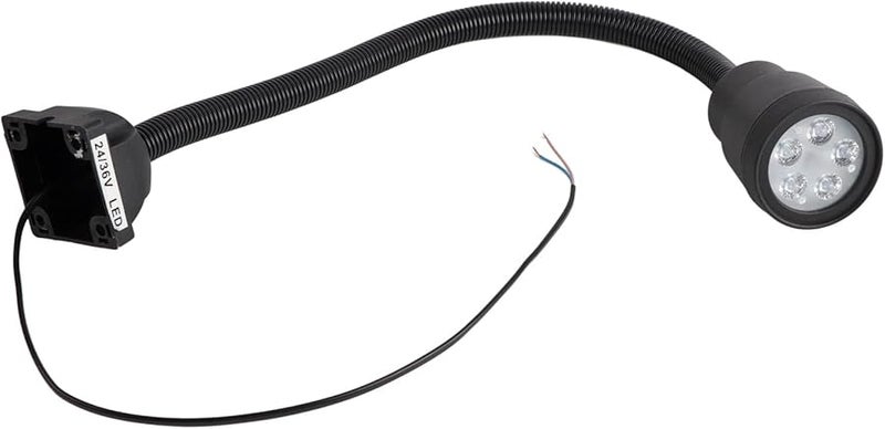 مصباح آلة LED بقوة 5 واط، قضيب مرن قابل للدوران 360 درجة، إضاءة ورشة عمل CNC، 24 فولت 36 فولت - Image 2