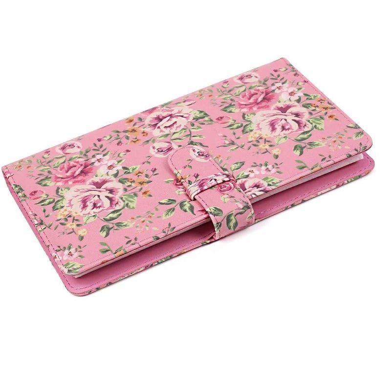 STELA 96 Pockets Mini Film Photo Album Book Compatible with Instant Mini LiPlay 11 9 8 7s 70 90 Link Instant Camera 3 Inch Polaroid Picture Name Card Holder (Flower Pink), Medium - Image 5