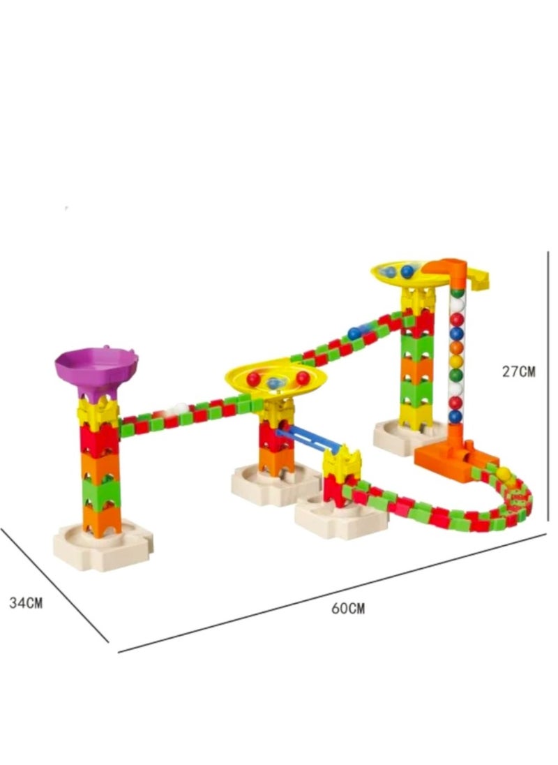 91 Pcs Marble Run Building Construction Block Sets Early Educational Toy For Kids  - Image 2