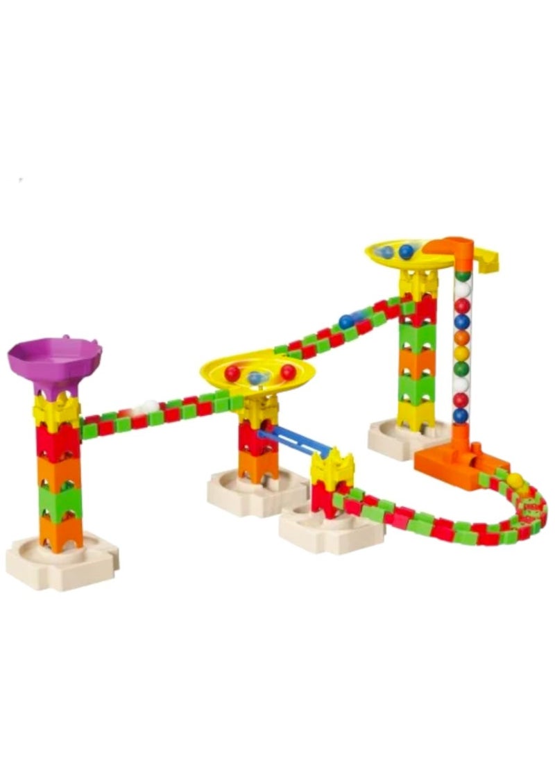 91 Pcs Marble Run Building Construction Block Sets Early Educational Toy For Kids  - Image 1