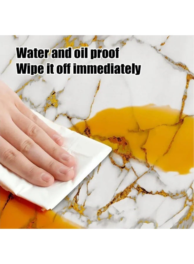 10 Pcs Peel and Stick Tile Wallpaper 30x30cm, Self-Adhesive Waterproof Oilproof for Backsplash & Home Decor - Image 4