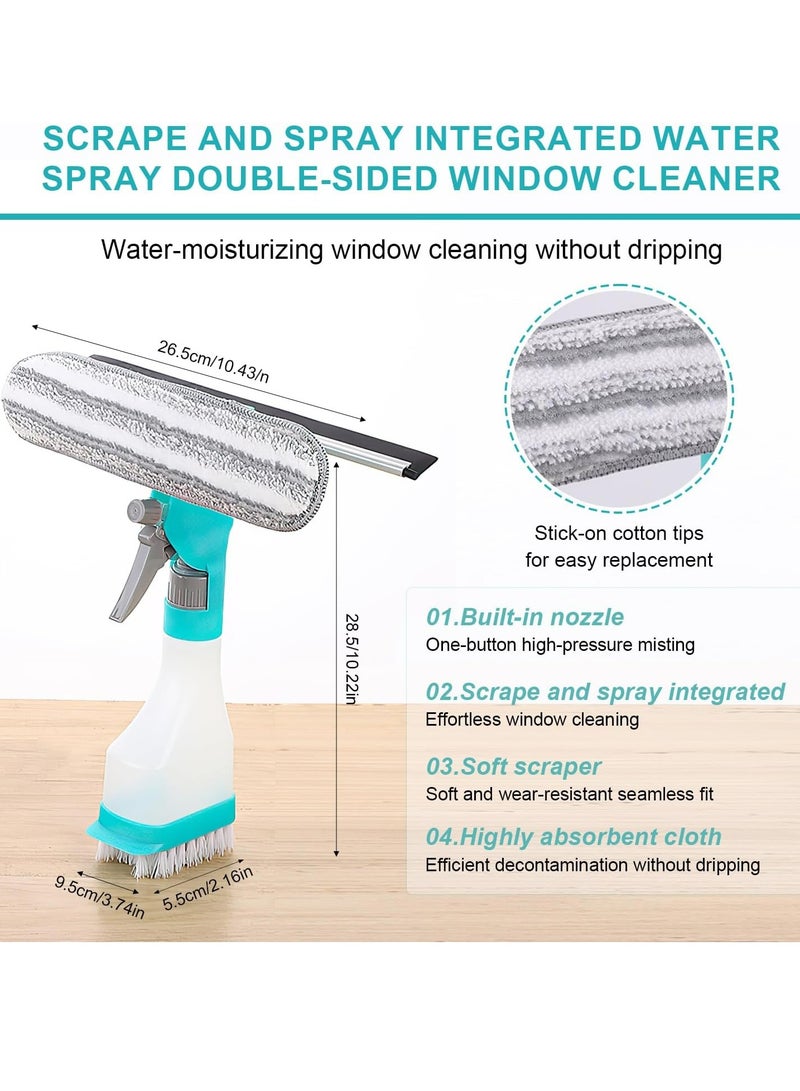 Loquat 4 in 1 Kit Multi-function Window Car Cleaning Tool Window Cleaner Wiper for Home Glass Car Window - Image 2