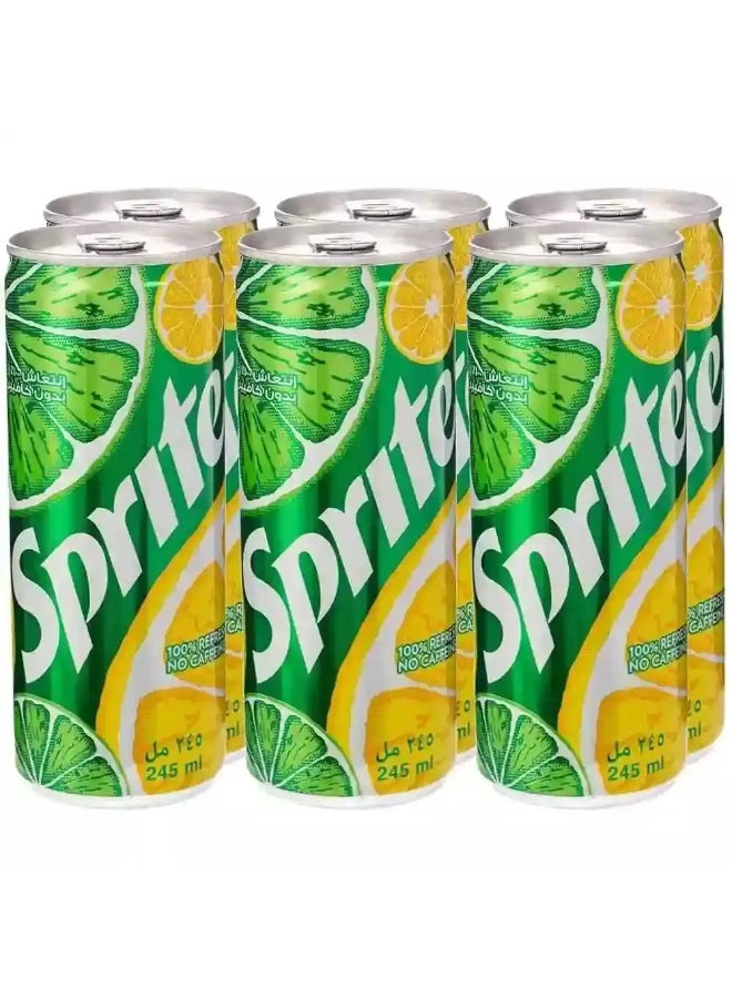 Sprite Soft Drink in Can, 245 ml (Pack of 6) - Image 2