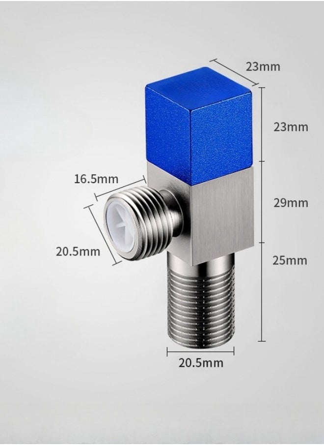 EBMINI - Old Coppersmith Angle Valve Pure Copper Water Heater Toilet Full Copper Triangle Valve - Image 1