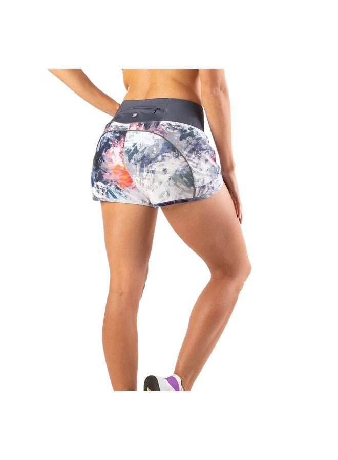 Tough Mode Apparel Womens 3" Lightweight Running WOD Volleyball Shorts Workout Mesh Liner Zip Pocket, Ice Breaker, S - Image 4