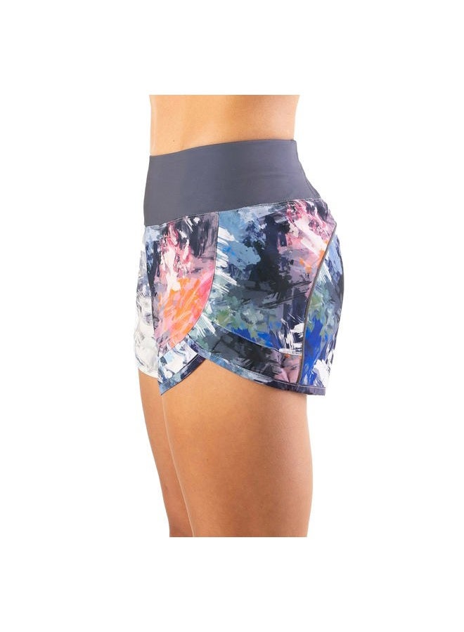 Tough Mode Apparel Womens 3" Lightweight Running WOD Volleyball Shorts Workout Mesh Liner Zip Pocket, Ice Breaker, S - Image 2