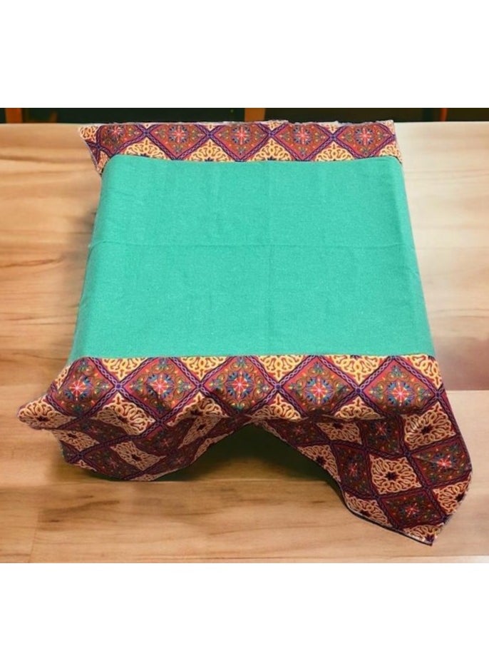 Ramadan Duck in Khayami Meter in Meter and Next Rectangular Tablecloth (Green)