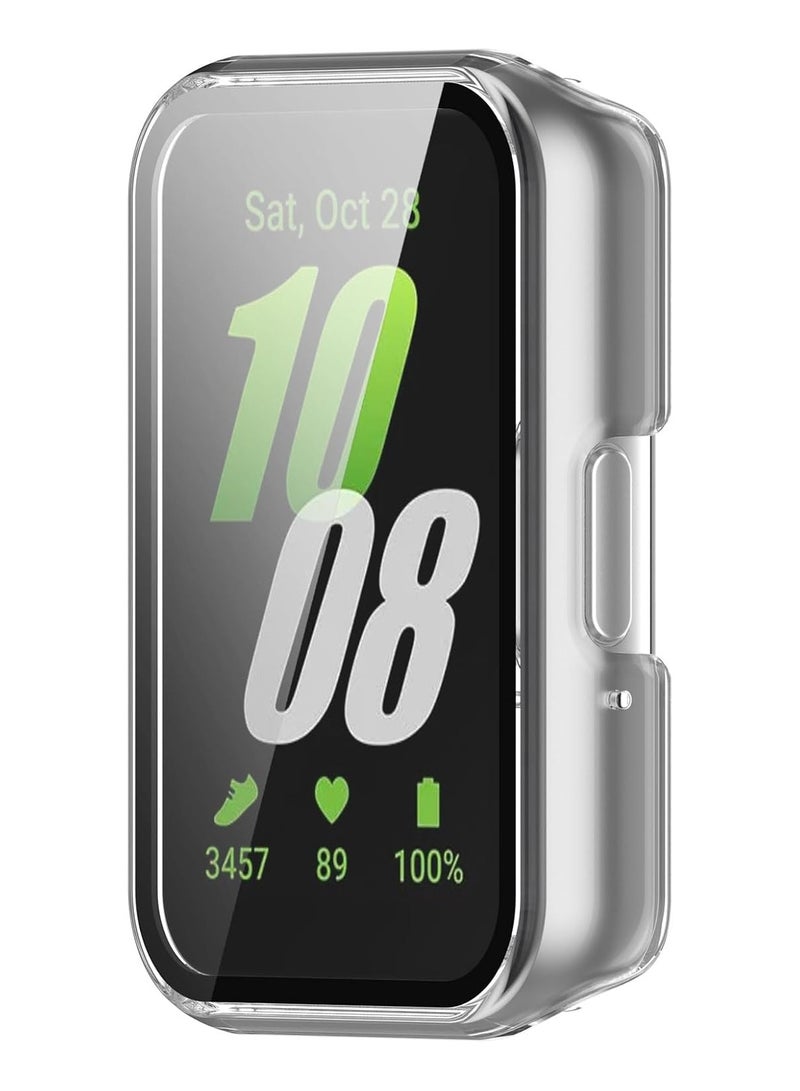 HablTech Protective Case Suitable for Samsung Galaxy Fit 3 Case Hard PC Case with Tempered Glass Screen Protectors Full Protective Cover(Clear) - Image 2