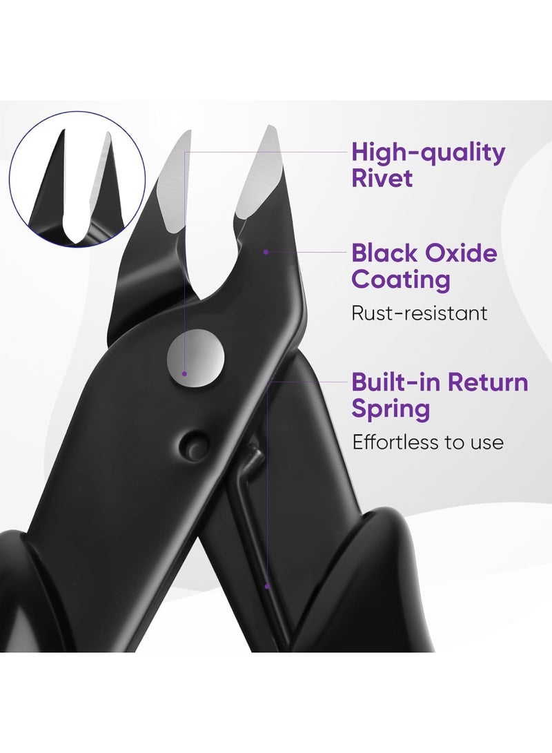 saykfoe [1 Pcs]Black Incense Cutter with Comfortable Handle Precise Cutting Tool for Oud Bakhoor Incense Pieces, Durable Oud Cutter for Home Use - Image 2