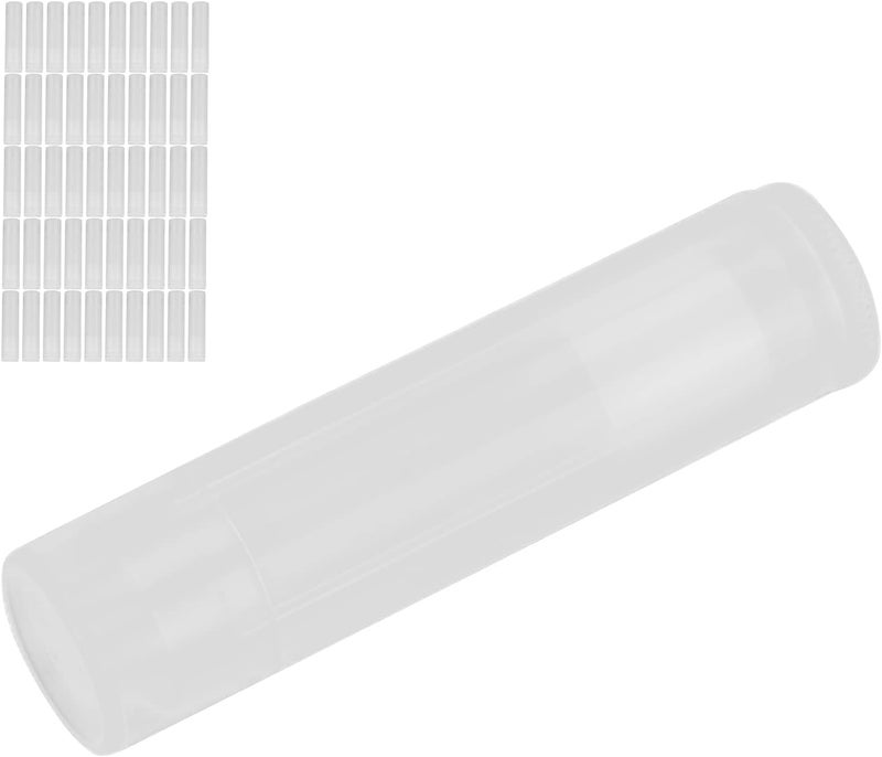 DIY Lipstick Tubes, 50pcs Empty Lipstick Tube Container, Translucent 5ml Tubes with Compact Size, Clean Hygienic, Ideal for Travel - Image 4