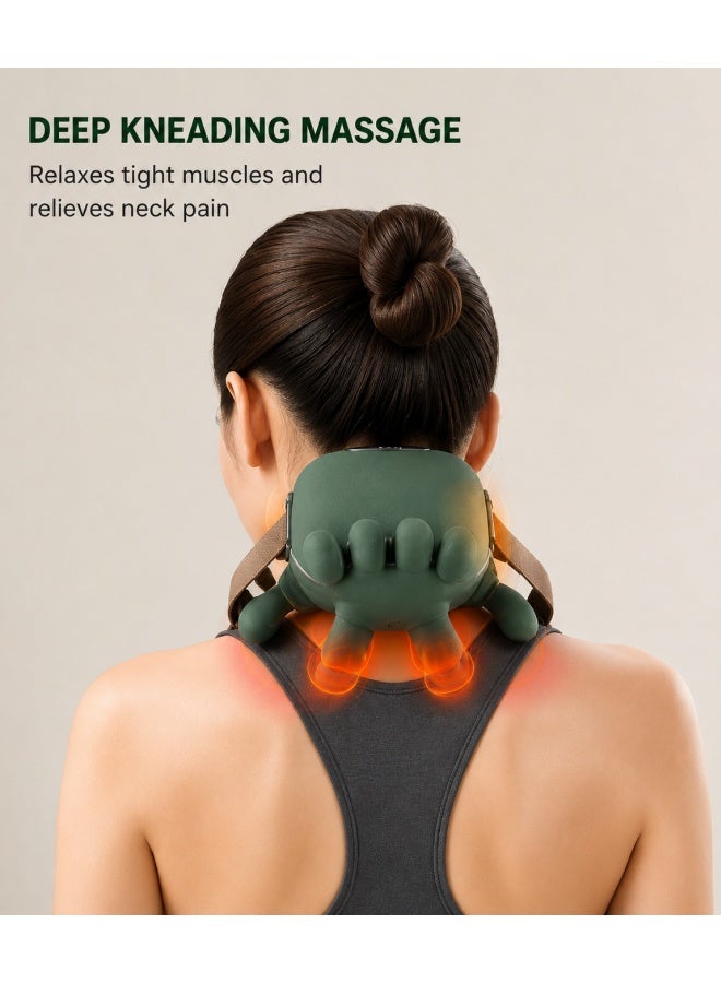 TAKHTEELA Hand Shoulder Neck Massager, Neck and Shoulder Heating Massager, Shoulder, Neck, Lower Abdomen Massager, Compact and Lightweight - Image 4