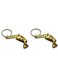 Generic immatgar pharaonic Nefertiti keychain keyring ancient Egyptian souvenirs gifts for men and women from egypt  - Image 1