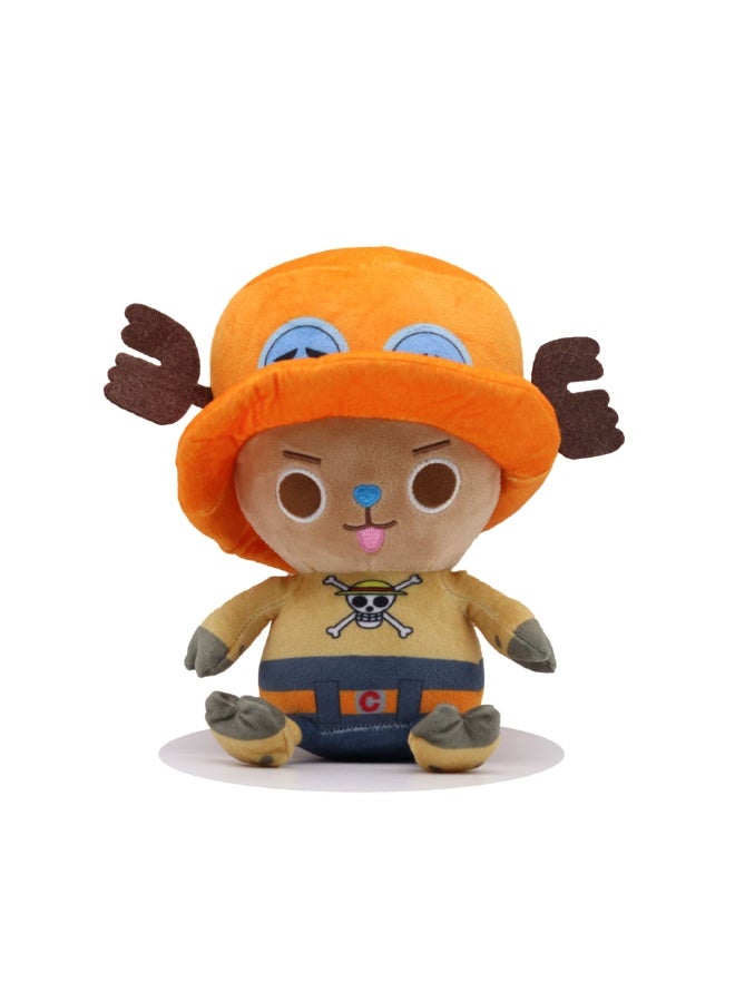 Cartoon anime plush toy of the "One Piece" character