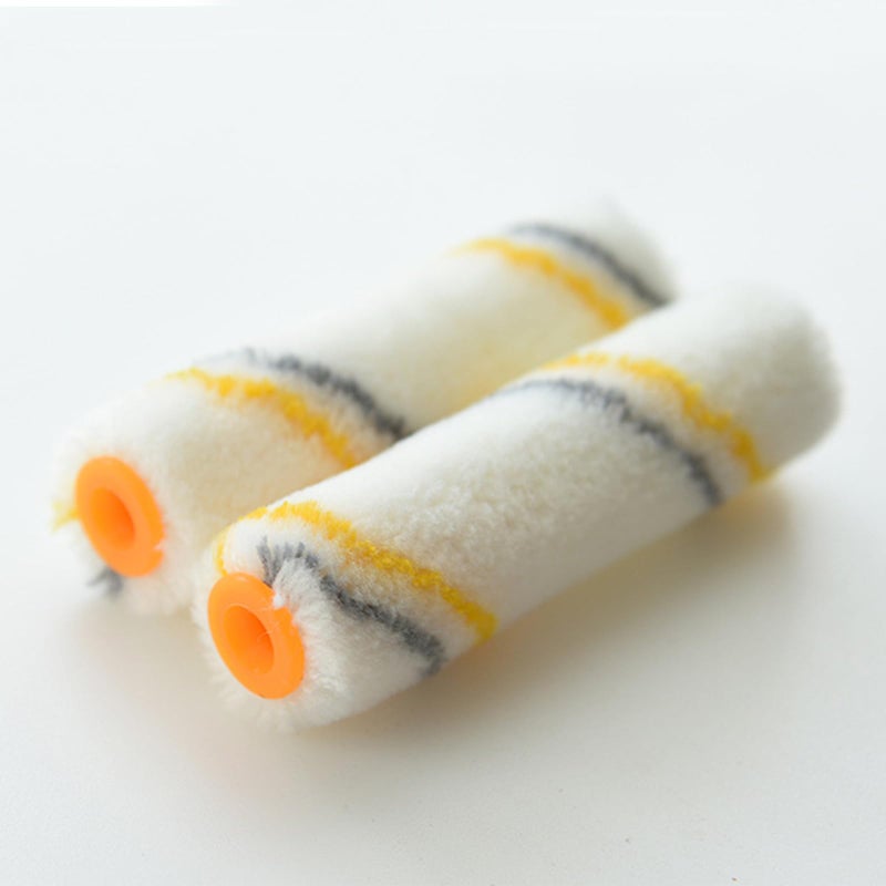 KingOrigin King Origin 10-Pack Paint Roller 4 Inch, 1/2" Nap, Small Paint Roller Covers, Lint Free Paint Roller Refills for Walls, Trim, and Home Painting Projects - Image 3
