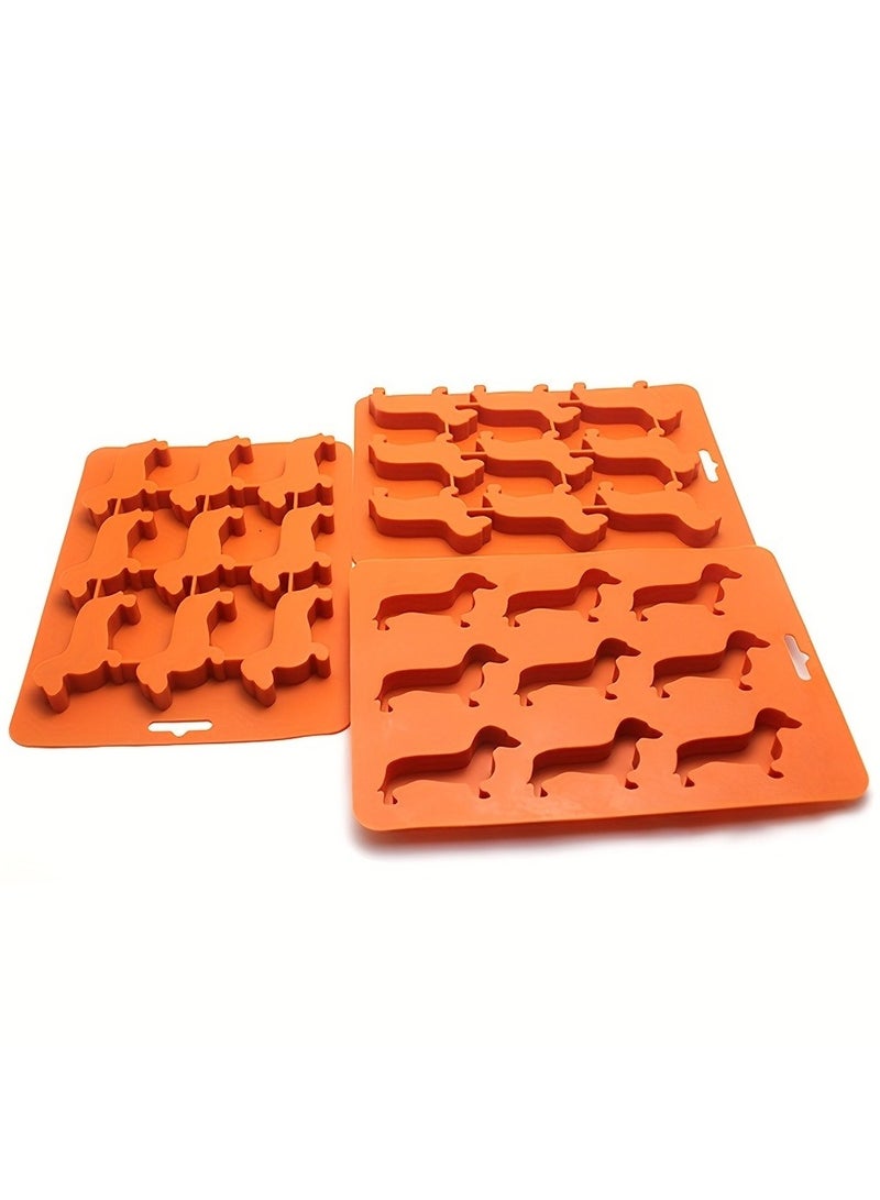 1Pcs 3D Dachshund Chocolate Cake Mold - Image 4