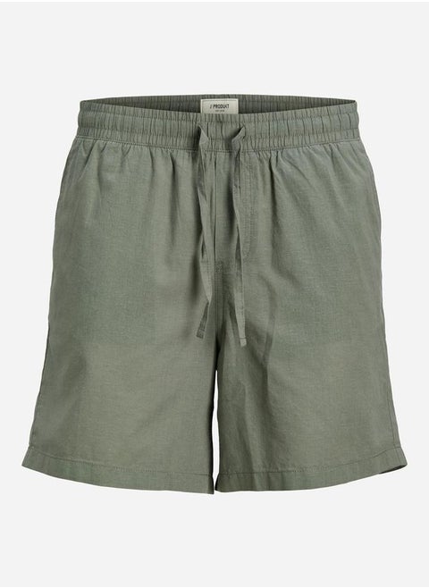 Mid Rise Regular Fit Shorts with Drawstring