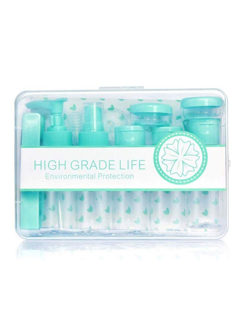 13 Pack Travel Bottles Set TSA Approved Toiletries Containers with Clear Case Leakproof BPA Free Essentials Accessories Squeezable Refillable for Shampoo and Lotion Soap - Image 1
