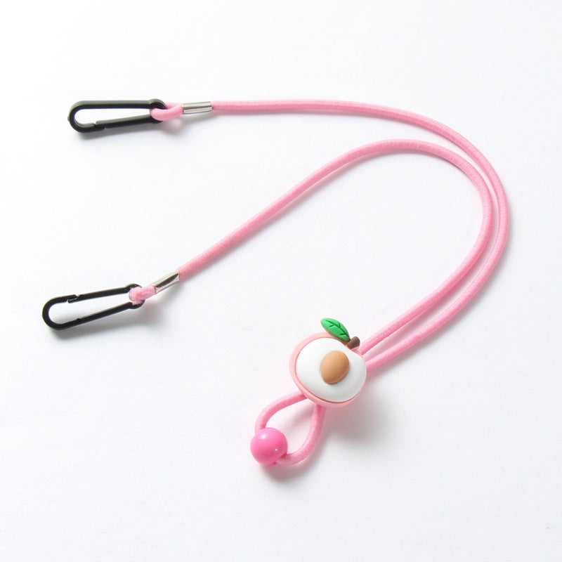 Cartoon Kids Mask Lanyard Adjustable Ear Saver 6# black and white panda - Image 5