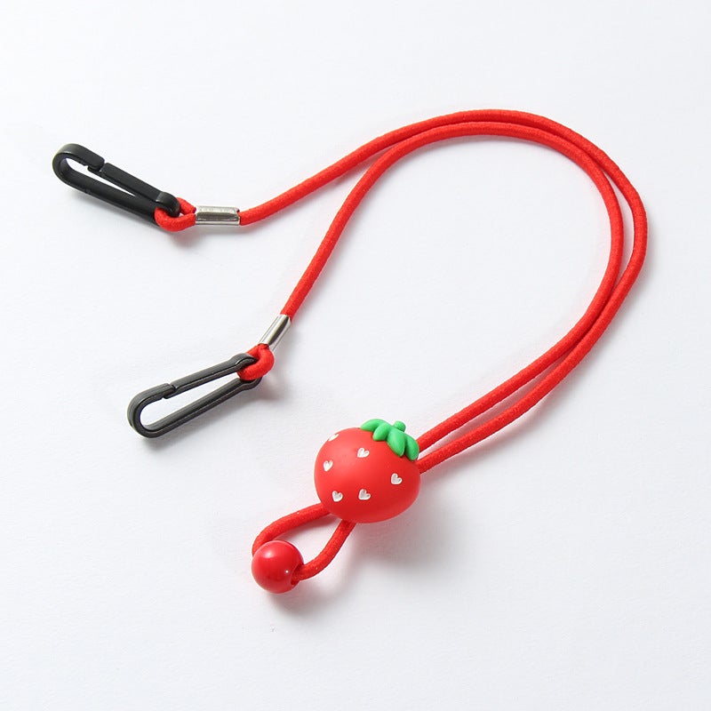 Cartoon Kids Mask Lanyard Adjustable Ear Saver 6# black and white panda - Image 4