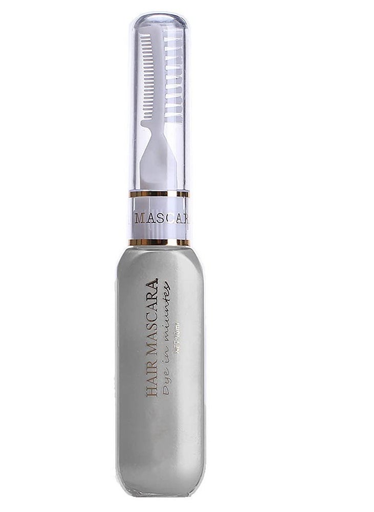 Liasun Temporary Hair Mascara Washable Temporary Hair Color Chalk Hair Dye Stick Non-toxic Instant Dye(Silver gray)  - Image 1