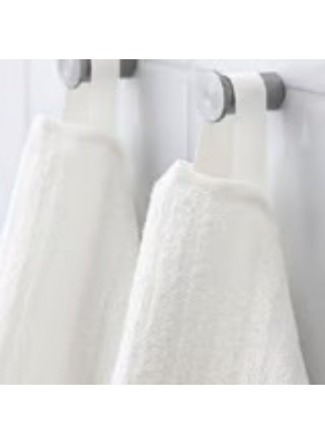 Hand towel white 40x70 cm - Image 3