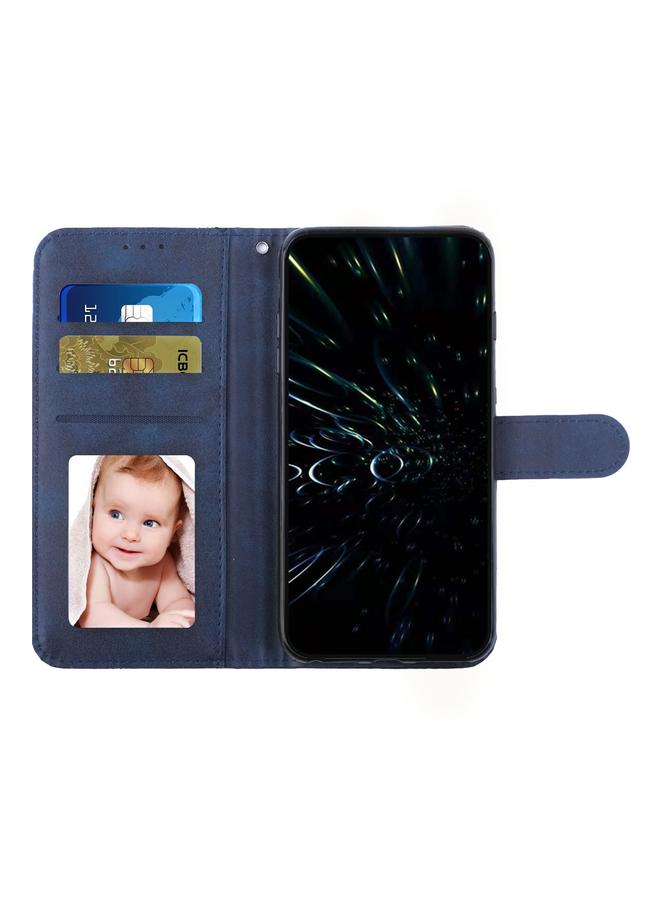 اس-توب جراب لهاتف Motorola Moto S30 Pro 5G/Edge 30 Fusion 5G جراب هاتف من الجلد بخياطة من جلد العجل مع مشبك - Image 4