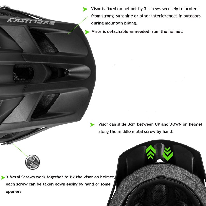 Exclusky Bike Helmet Adults Lightweight Bicycle Helmet Mountain Bike Helmet for Men Women - Image 5
