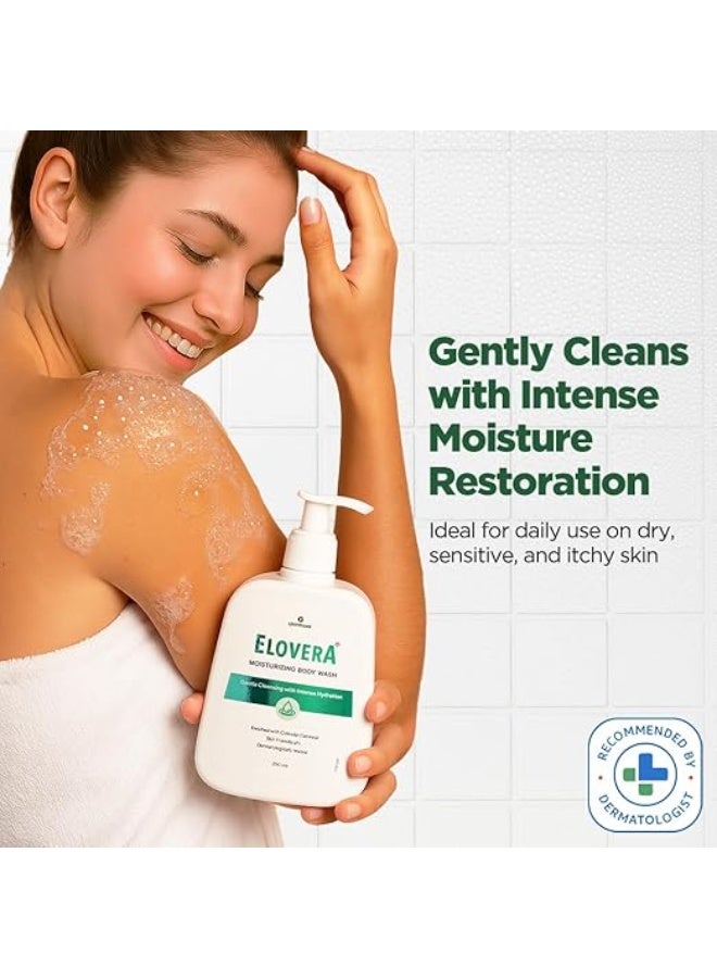 Elovera Body Wash Glenmark 250Ml, Enriched With Aloe Vera & Vitamin E, Intense Moisturising Formula I Hydrates And Makes The Skin Soft And Healthy I Lightens Skin Blemishes I Non-Greasy - Image 4