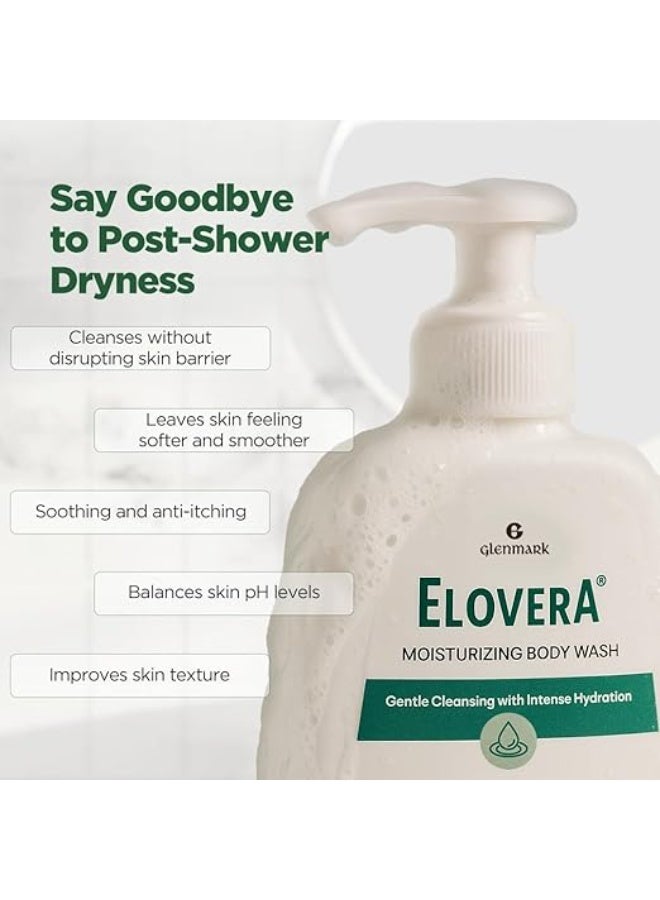 Elovera Body Wash Glenmark 250Ml, Enriched With Aloe Vera & Vitamin E, Intense Moisturising Formula I Hydrates And Makes The Skin Soft And Healthy I Lightens Skin Blemishes I Non-Greasy - Image 3