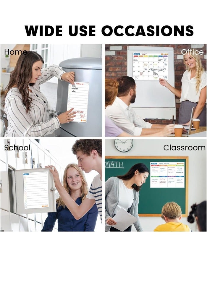 Magnetic Attraction Schedule, Calendar, Memo, Message Board, Writing Refrigerator Sticker, Erasable Memo Sticker - Image 2