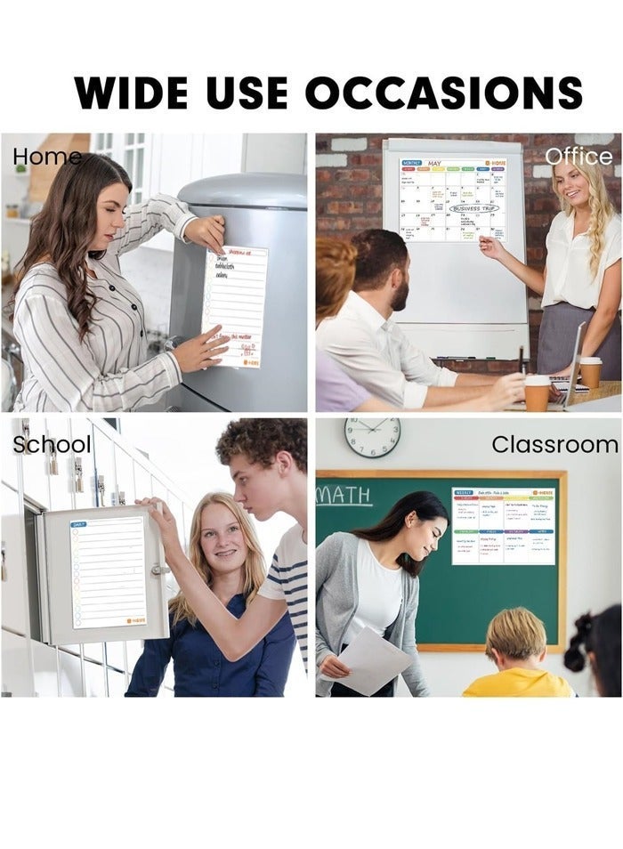 Magnetic Attraction Schedule, Calendar, Memo, Message Board, Writing Refrigerator Sticker, Erasable Memo Sticker - Image 4