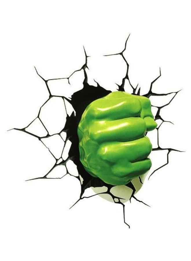 NIBEMINENT Hulk Punch Pattern Car Sticker