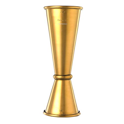 Barfly Japanese Style Jigger, 1 oz x 2 oz, Gold,M37005GD - Image 1