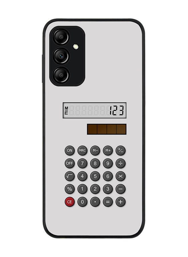 Stylizedd حافظة سوداء متينة لهاتف سامسونج جالكسي A14 4G/5G، حافظة رفيعة، حواف مطاطية مرنة، مضادة للصدمات، غلاف TPU رقيق - كالك (أبيض) - Image 1