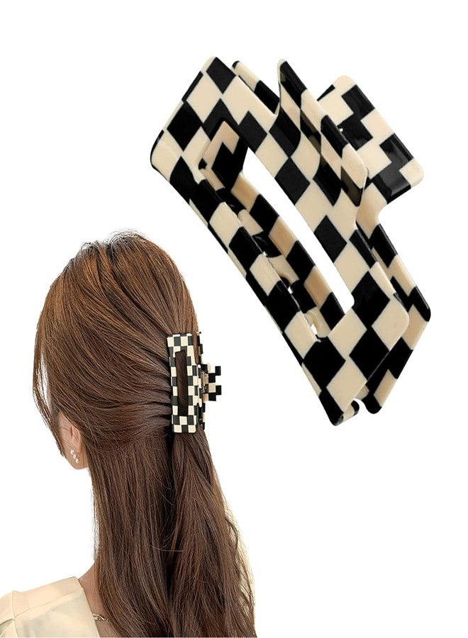 ADORNISH 1 Pc Medium Large HAIR CLAW Clips For Women & Girls, Unique CLAW Clips For Thin HAIR For 3 Inch, HAIR CLAW, Cream - Image 1