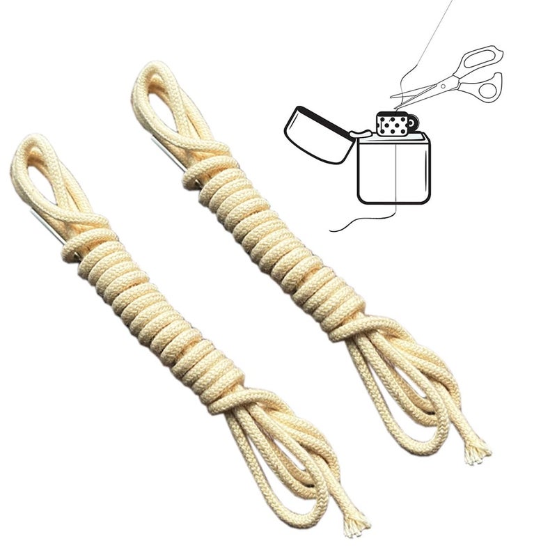 1M Kerosene Lighter Wick Lighter Wick Replacement Lighter Kerosene Wick Kerosene Lighter Consumables Replacement Cotton Core with Metal Needle Suitable for Most Brands of Kerosene Lighter