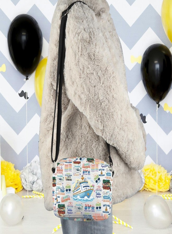 WCGXKO Cruise Survival Kit Crossbody Bag Cruising Travel Gift Cruise Trip Gift Travel Vacation Merch (Cruise Cro-s) - Image 5