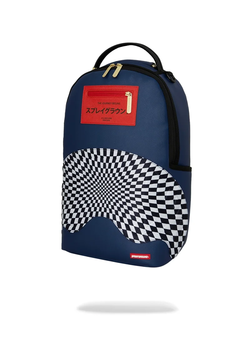 Sprayground  ICHIMATSU-MOYO WARP CHECK SHARK DLXSV BACKPACK  | Best Price UAE