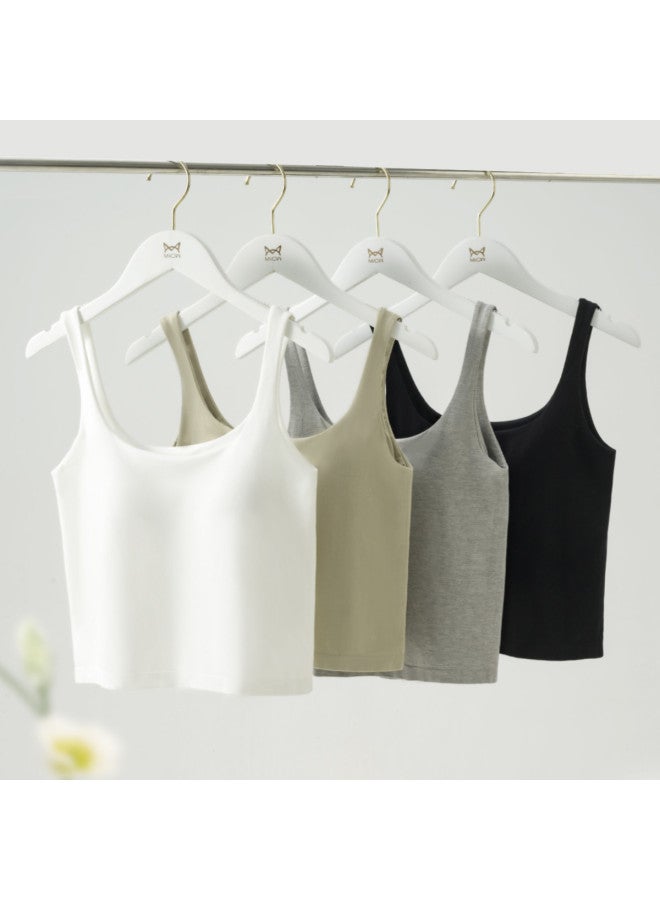 MIIOW High-Stretch Strappy Cami With Removable Pads, Cross-Back Design For Layering Or Outerwear - Image 3