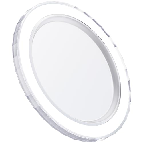 imluckies Magnetic Base Compatible with PopSocket Phone Grips and MagSafe iPhone Series Case, Removable Kindle/Phone Holder Base, Thin & Light Portable Plate, Matte Clear - Image 1