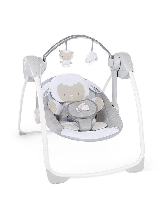 ingenuity Comfort 2 Go Portable Swing - Cuddle Lamb - Image 1