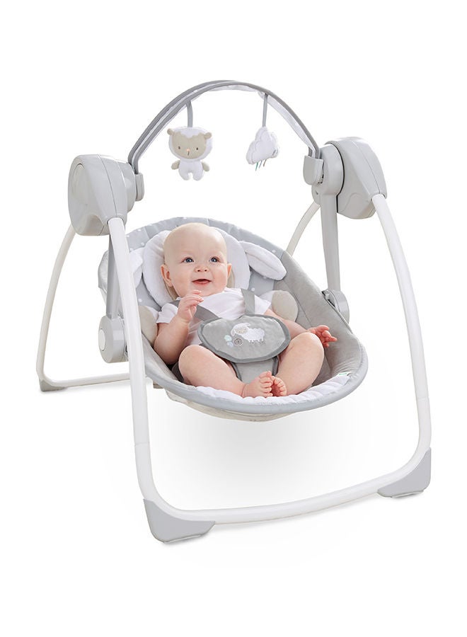 ingenuity Comfort 2 Go Portable Swing - Cuddle Lamb - Image 4
