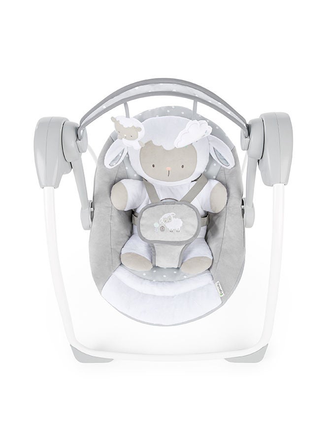 ingenuity Comfort 2 Go Portable Swing - Cuddle Lamb - Image 2