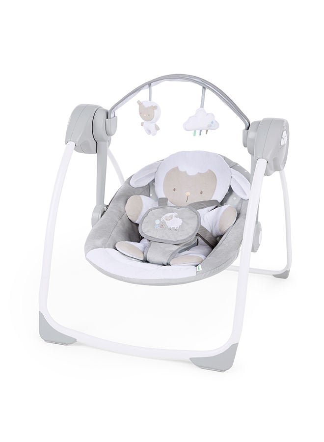 ingenuity Comfort 2 Go Portable Swing - Cuddle Lamb - Image 3