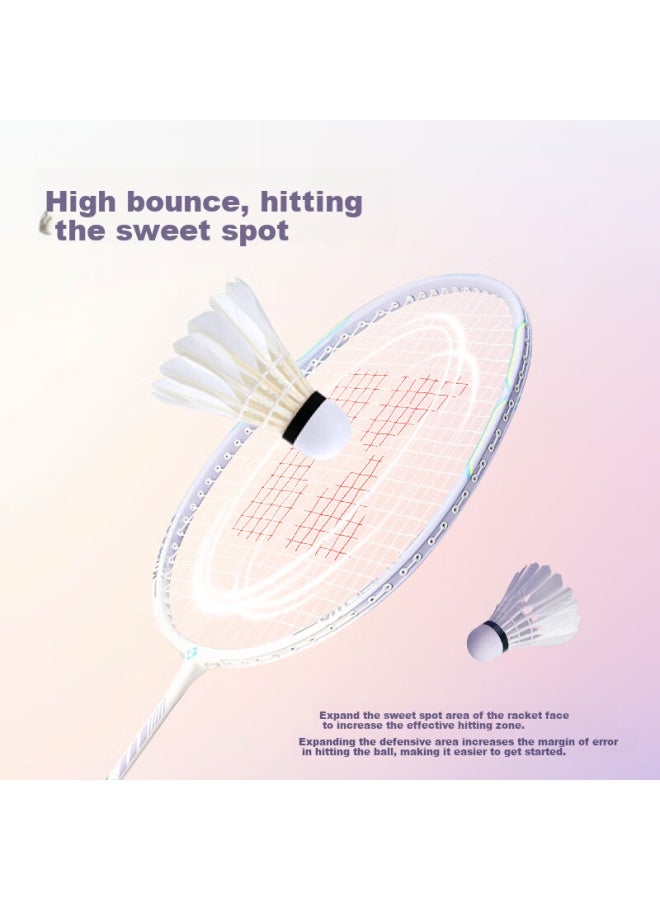 Kumpoo Carbon Composite All-Round Beginner Training Durable Stringing Badminton Racket Aobo06 Rainy Blue - Image 4